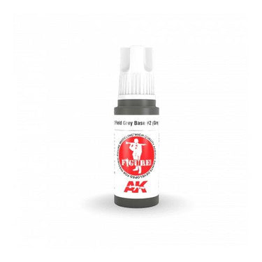 AK Interactive AK11423 Field Grey Base #2 Grey Uniform Acrylic Paint 17ml 3rd Generation